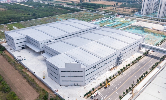 Buy ASTM Industrial Prefab Metal Warehouse Building Steel Frame Structure Construction online manufacture
