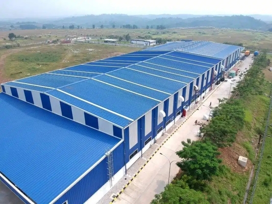 Buy Light Steel Structure Fabrication Prefabricated Metal Industrial Warehouse Construction online manufacture