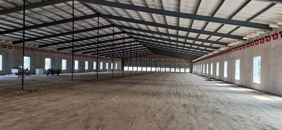 Buy Prefabricated Steel Structure Poultry House Q235B Q355B Steel Frame Chicken House online manufacture