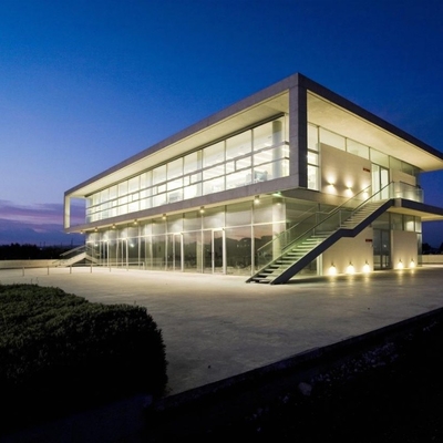 Buy Prefabricated Multi Storey Steel Frame Construction For Shopping Mall Hospital Hotel online manufacture