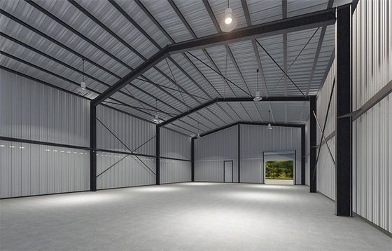 Buy Prefabricated Steel Frame Warehouse Construction Large Metal Sheds Workshops Custom online manufacture