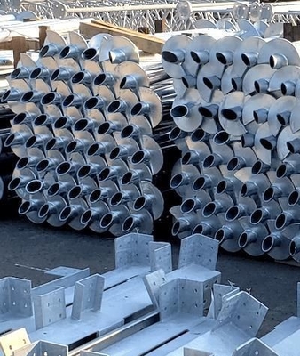 Buy Solar Mounting Helical Ground Anchors Foundation Spiral Anchors Pole Screw online manufacture