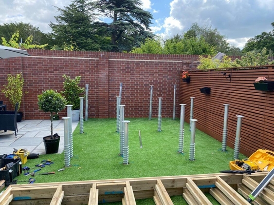 comprar 1200/1600/1800/2000mm Pile helicoidal de âncora de aço personalizado para sistema de energia solar Fabricação em linha
