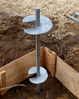 kaufen Hot DIP Galvanized Heavy Duty Steel Ground Bolt Metall Helix Basis Helical Anker Online-Herstellung