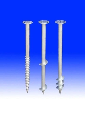 Buy Customised Rolled Steel Helical Ground Anchors For Solar Ground Mounting online manufacture