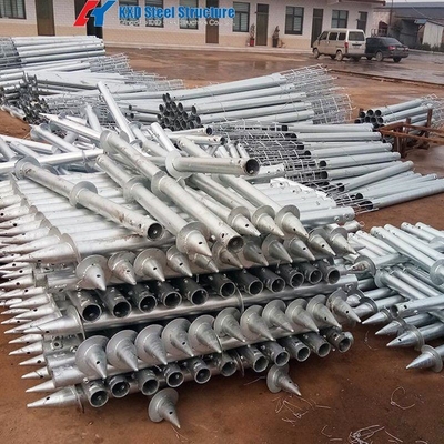 Buy Commercial Construction Helical Ground Anchors Foundation Ground Screw Piles online manufacture