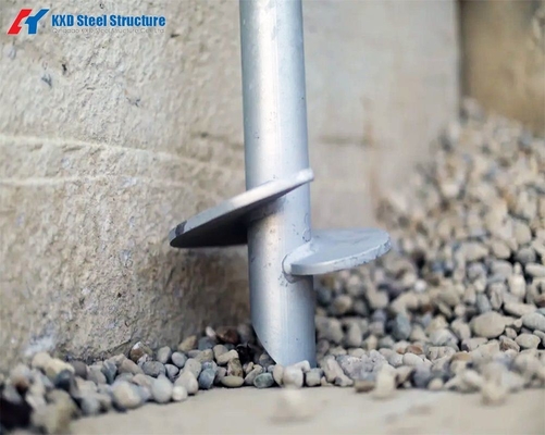 Buy Steel Helical Ground Anchors Hot DIP Galvanizing With An Average Of 80 Mic online manufacture