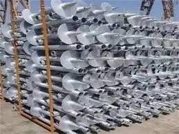 Buy Industrial Helical Anchors Foundation Steel Helix Screw Pile Customized online manufacture