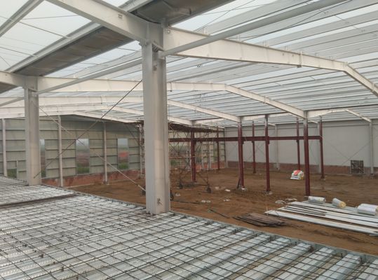 주문 SGS/Ce/ISO Certified Steel Structure Warehouse with UPVC Downpipe and H Steel Main Frame 온라인 제조