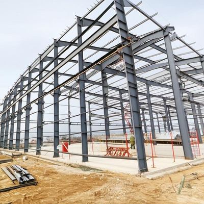 Buy Sa 2.5 Shot Blasting Level Steel Structure Warehouse Customization Solution Designed For Long Term Storage And Logistics online manufacture