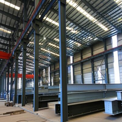 Buy Bending Process Steel Structure Warehouse Featuring Steel Truss Support Structure and Lifespan More Than 50 Years Ideal for Space Utilization online manufacture