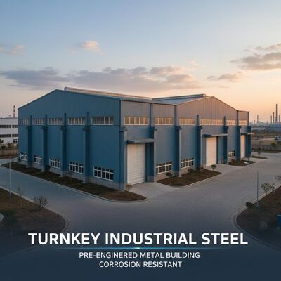 comprar Projeto chave em mãos Edifício de aço industrial Estrutura de edifício de metal pré-engenheira Tipo de resistência à corrosão Projetado para casos industriais Fabricação em linha