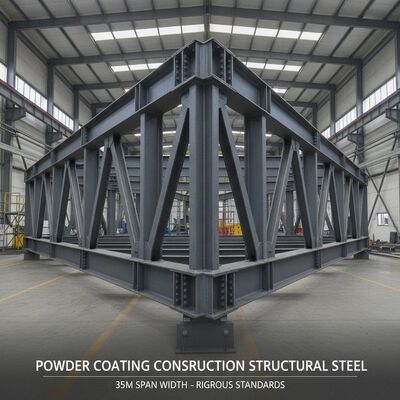 Acquistare Rivestimento a polvere Acciaio Strutturale per Costruzioni con Luce di 35m Progettato per Soddisfare Rigorosi Standard Costruttivi fabbricazione online