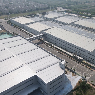 Large Span Steel Structure Building Portal Frame Prefab Light Gauge Steel Construction