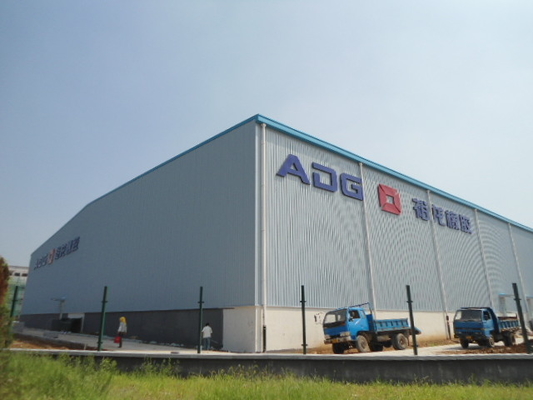 Prefabricated Heavy Steel Structure Workshop Construction Galvanized Steel Storage Shed