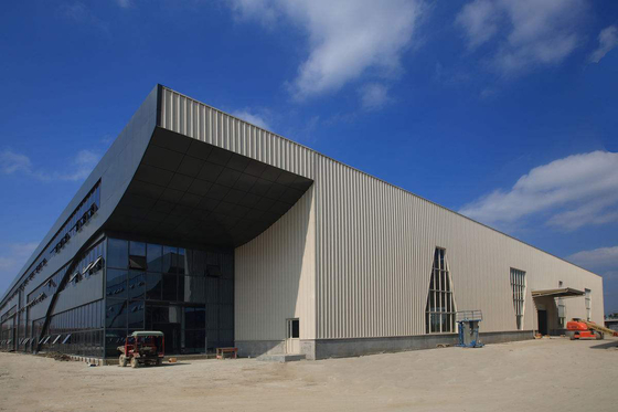 Large Metal Agricultural Steel Building Warehouse With Sliding Doors And Bolted Frames