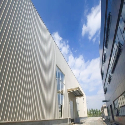 Customized 6 - 30mm Modern Steel Frame Buildings With Full Accessories