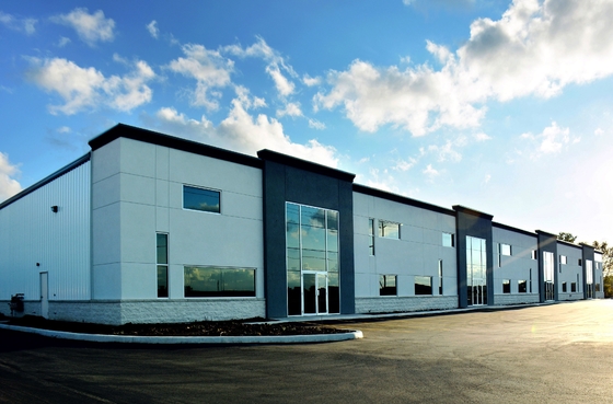 Pre Engineered H Beam Steel Structure Warehouse / Metal Prefab Workshop