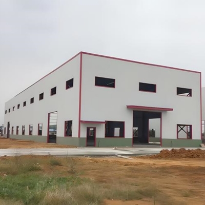 Q355b Q235b Steel Structure Storage Warehouse With Good Heat Insulated Cladding