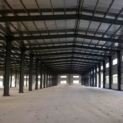 Portable Metal Frame Hangar Warehouse Prefab Steel Structure Warehouse Custom