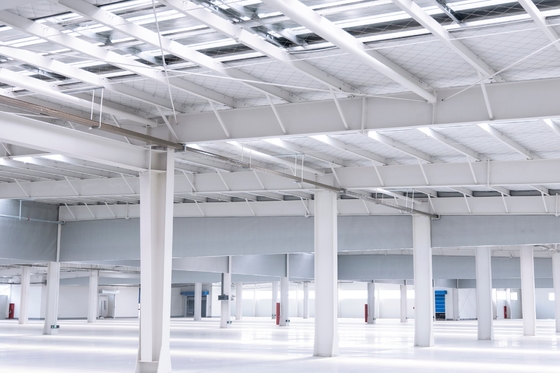 200mm Steel Warehouse Buildings Custom With Roof And Wall Cladding