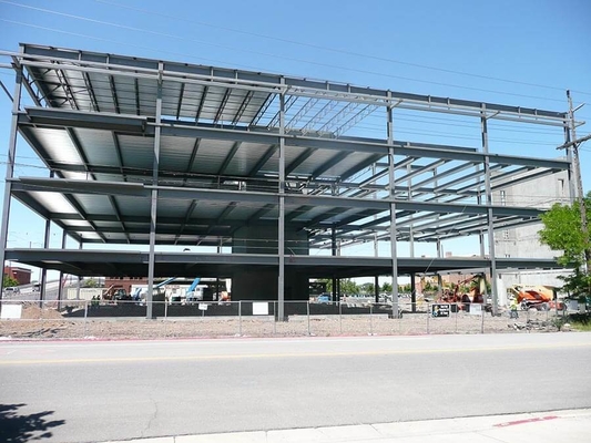 Durable Steel Frame Commercial Steel Building with PVC Rain Spout and Weather Resistance