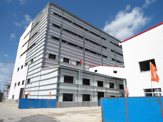 Industrial Pre Engineered Steel Building HDG PEB Steel Structure Construction