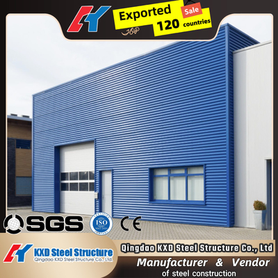 Single Storey Painted Peb Steel Building Structure With Customizable Insulation