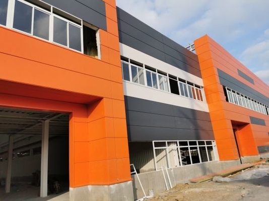 Prefab Heavy Steel Structure Workshop With Flexible Layout Metal Workshop Buildings