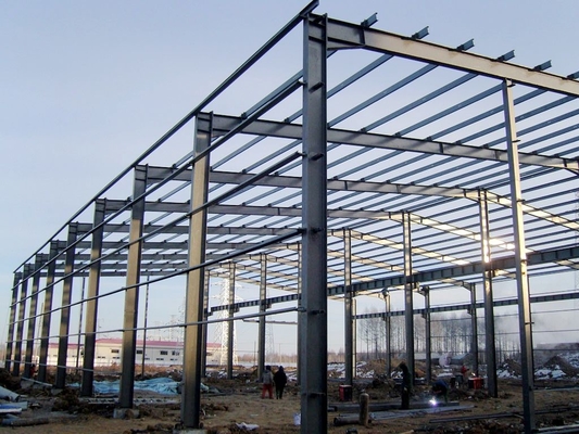 Alkyd Painting Metal Construction Building Custom Prefabricated Steel Workshops