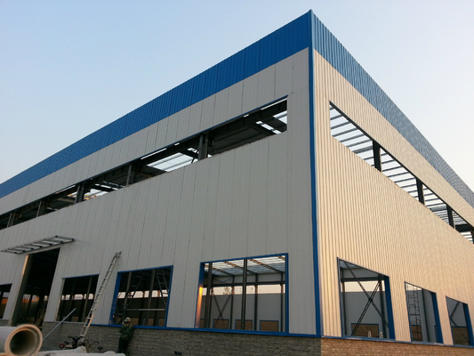 Pre Engineering Steel Construction Building Anti Corrosive Warehouse Steel Structure