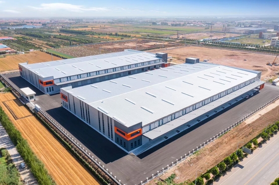 Painted Galvanized Industrial Steel Building Prefabricated Steel Structure Warehouse
