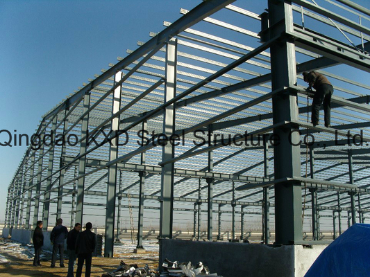 Prefabricated Metal Warehouse Building Heavy Load Steel Shed Construction