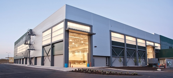 Prefabricated Commercial Metal Building Construction High Rise Light Steel Frame Building