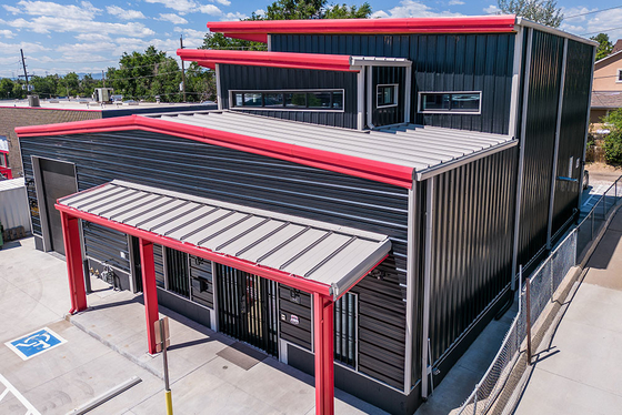 Portal Frame Commercial Steel Building Prefabricated Steel Structure Building Construction
