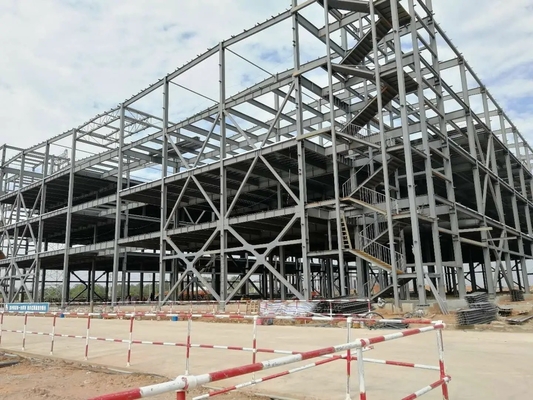 Customized Steel Structure Industrial Building School Office Steel Hall Construction
