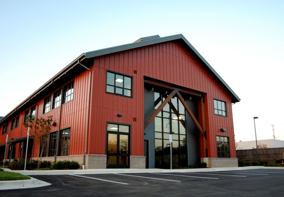 Galvanized / Painted Multi Storey Steel Frame Construction Building Workshop Garage Shed