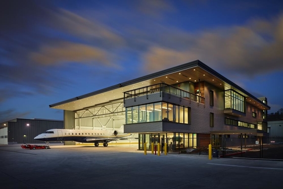 Industrial Q235 Q345 Steel Aircraft Hangar Buildings Airplane Hangar Construction