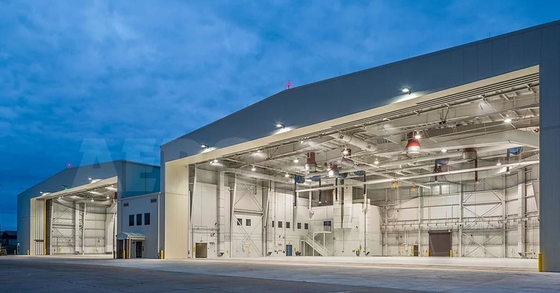 Prefabricated Helicopter Steel Structure Hangar Portable Modular Aircraft Hangars