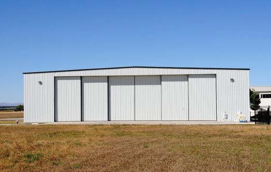 Custom Height Q355b Q235b Steel Structure Hangar Prefab Metal Airplane Hangar
