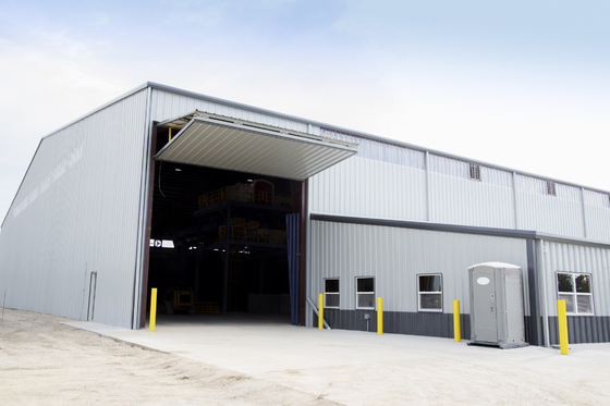 Customizable High Rise Steel Shed Construction Building With Sandwich Panel Wall Type