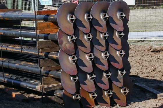 Ground Helical Pie Deep Foundation for Transmission Tower Line and Normal Package Size
