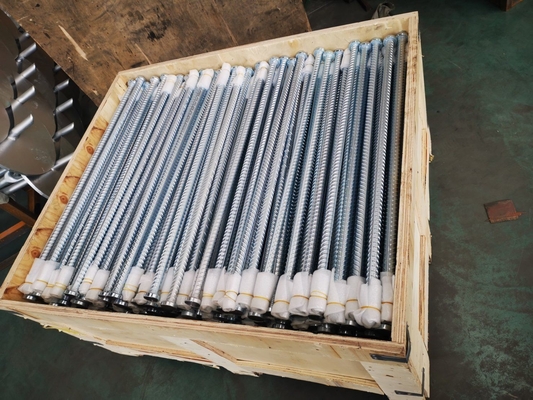 Q355 Steel Grade Helical Bolt for Prefabricated Hot DIP Galvanized Ground Screw Anchor