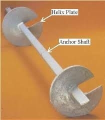 Customized High Strength Galvanized Steel Ground Helical Screw Anchor Bolt for Building