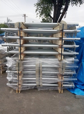 Steel Helical Ground Anchors Prefabricated Helical Screw Pile Foundations