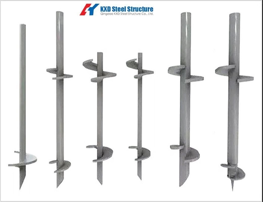 Wound Blades Spiral Ground Pile for Building Foundation After-sales Service One Year