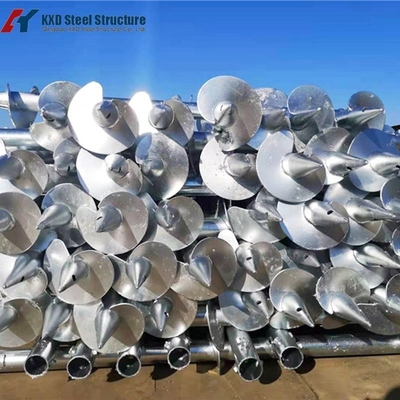 Galvanized Anchor Pile for Solar Energy System One Year After-sales Service Included
