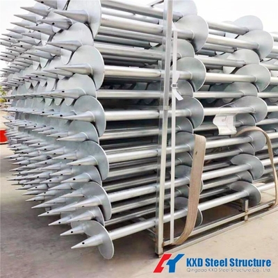 Customized Steel Pile Ground Bracket For Helical Tieback Anchors