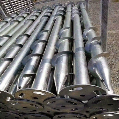Industrial Steel Helical Screw Piles Tieback Anchors For Commercial Properties