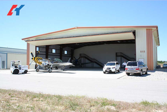 Prefabricated Metal Hangar Steel Structure Building Customized